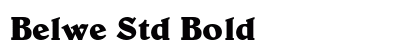 Belwe Std Bold Preview