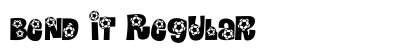 Bend It Regular font free download