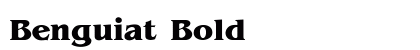 Benguiat Bold font free download