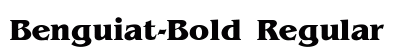 Benguiat-Bold Regular Preview
