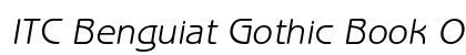 ITC Benguiat Gothic Book Oblique font free download