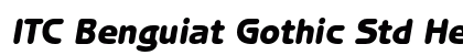 ITC Benguiat Gothic Std Heavy Oblique font free download