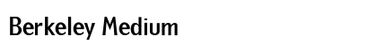 Berkeley Medium Preview