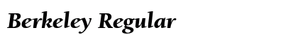 Berkeley Regular font free download