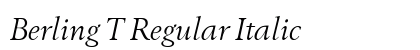 Berling T Regular Italic preview