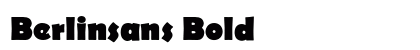 Berlinsans Bold font free download