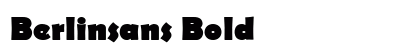 Berlinsans Bold Preview