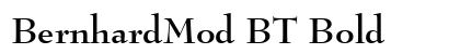 BernhardMod BT Bold font free download