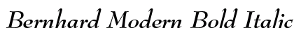 Bernhard Modern Bold Italic Font Preview