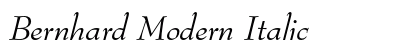 Bernhard Modern Italic Font Preview