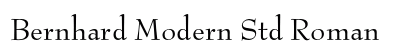 Bernhard Modern Std Roman font free download
