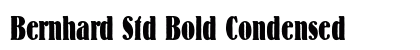 Bernhard Std Bold Condensed Preview