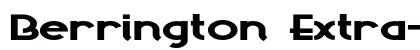 Berrington Extra-expanded Regular font free download