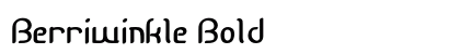 Berriwinkle Bold Preview