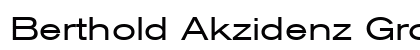 Berthold Akzidenz Grotesk BE Regular Preview