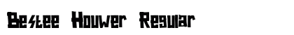 Bestee Houwer Regular Font Preview