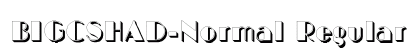 BIGCSHAD-Normal Regular font free download