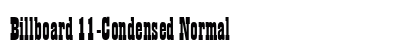 Billboard 11-Condensed Normal font free download