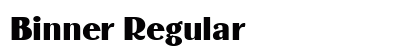 Binner Regular font free download