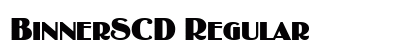BinnerSCD Regular font free download