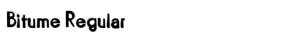 Bitume Regular font free download