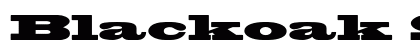 Blackoak Std Regular Font Preview
