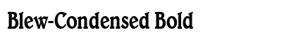 Blew-Condensed Bold Preview