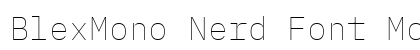 BlexMono Nerd Font Mono Regular preview