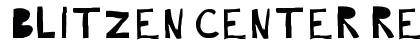 Blitzen Center Regular font free download