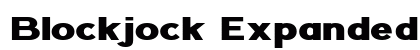 Blockjock Expanded Bold Preview