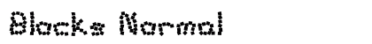 Blocks Normal font free download