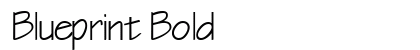 Blueprint Bold font free download