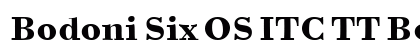 Bodoni Six OS ITC TT Bold Preview
