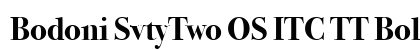 Bodoni SvtyTwo OS ITC TT Bold Preview