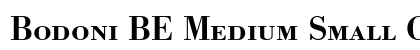 Bodoni BE Medium Small Caps &amp; Oldstyle Figures Preview