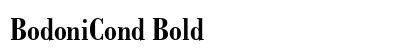 BodoniCond Bold font free download