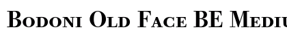 Bodoni Old Face BE Medium Small Caps &amp; Oldstyle Figures Preview