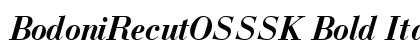 BodoniRecutOSSSK Bold Italic preview BodoniRecutOSSSK Bold Italic preview