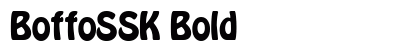 BoffoSSK Bold font free download
