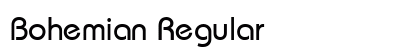 Bohemian Regular Font Bohemian Regular Font Preview
