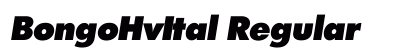 BongoHvItal Regular font free download