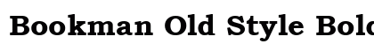 Bookman Old Style Bold Preview