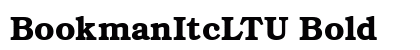 BookmanItcLTU Bold Preview