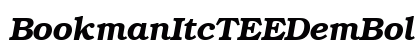 BookmanItcTEEDemBol Italic font free download