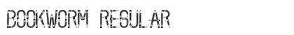 Bookworm Regular font free download