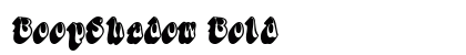 BoopShadow Bold Font Preview