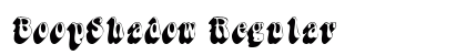 BoopShadow Regular Font Preview