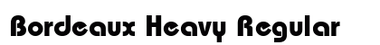 Bordeaux Heavy Regular font free download