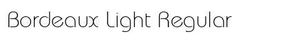 Bordeaux Light Regular font free download