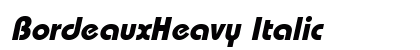 BordeauxHeavy Italic Preview